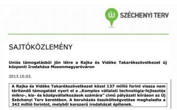 Sajtóközlemény