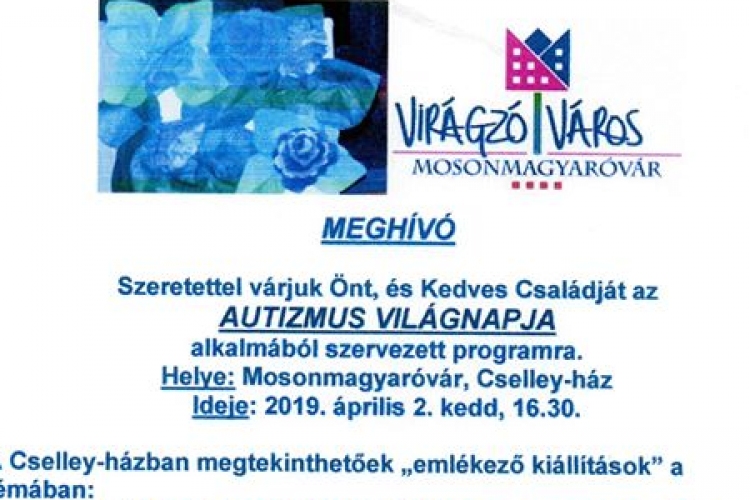 Kék séta és emlékező kiállítás az Autizmus Világnapja alkalmából