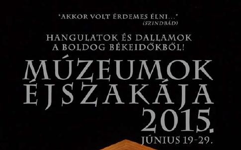 Múzeumok éjszakája 2015