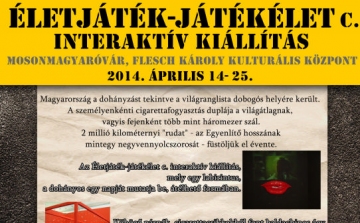 Életjáték-játékélet c. interaktív kiállítás Mosonmagyaróváron!