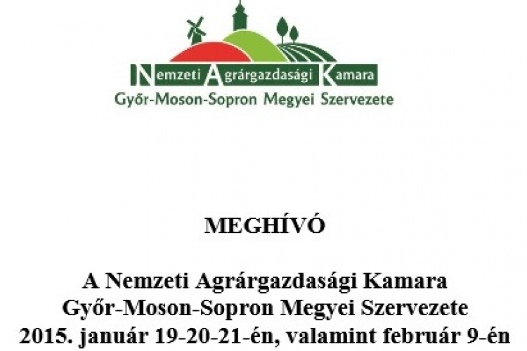 A Nemzeti Agrárgazdasági Kamara január hónapban agrárfórumot szervez