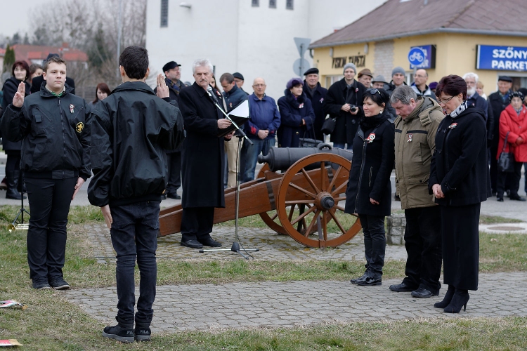 2015. MÁRCIUS 15. Mosonmagyaróvár  (Fotó: Horváth Attila)