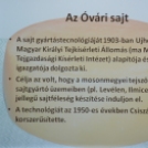 Az óvári sajtok története - Mosonmagyaróvári Városvédő Egyesület (Fotó: Bánhegyi István)