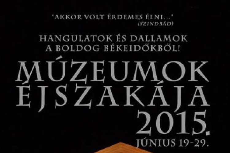 Múzeumok éjszakája 2015