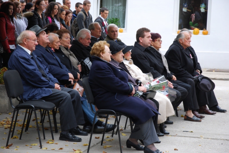 1956-os megemlékezés a Hunyadi Mátyás Iskolában  (Fotó: Nagy Mária)